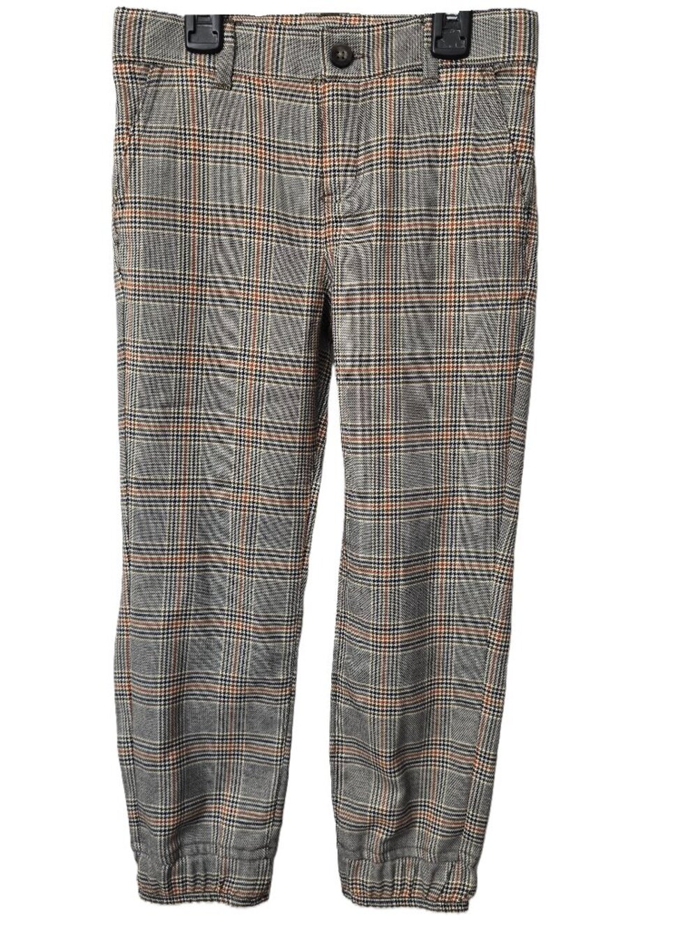Janie Jack Sartorial Jogger Pant 5 Plaid Adjust Waist Steampunk Retro School BTS